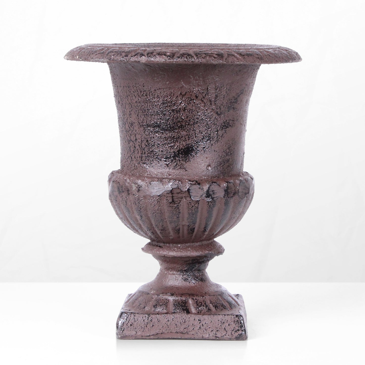 Cast Iron Garden Vase in Pair