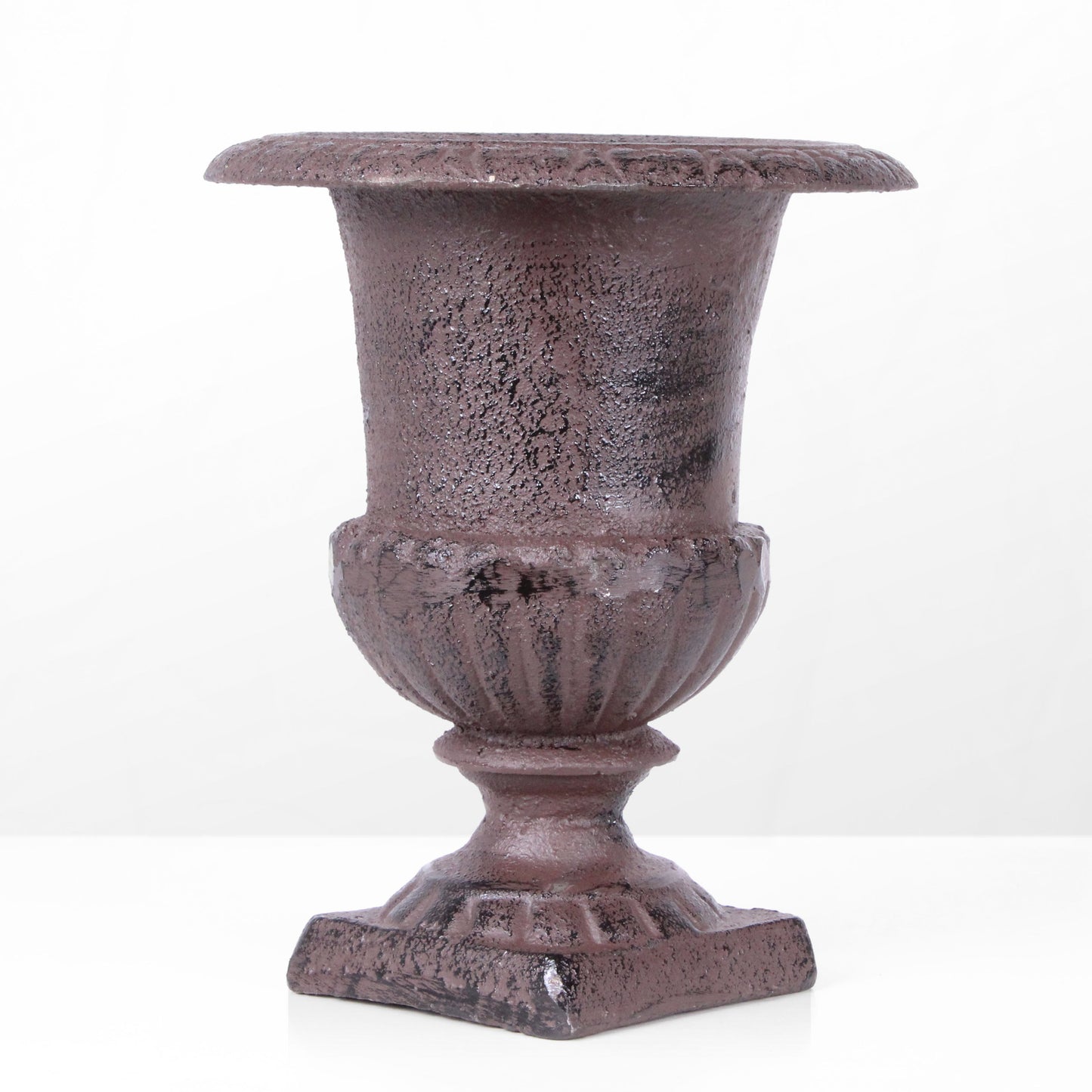 Cast Iron Garden Vase in Pair