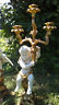 Candle-Obra - Gold Gilded w/ Cherub