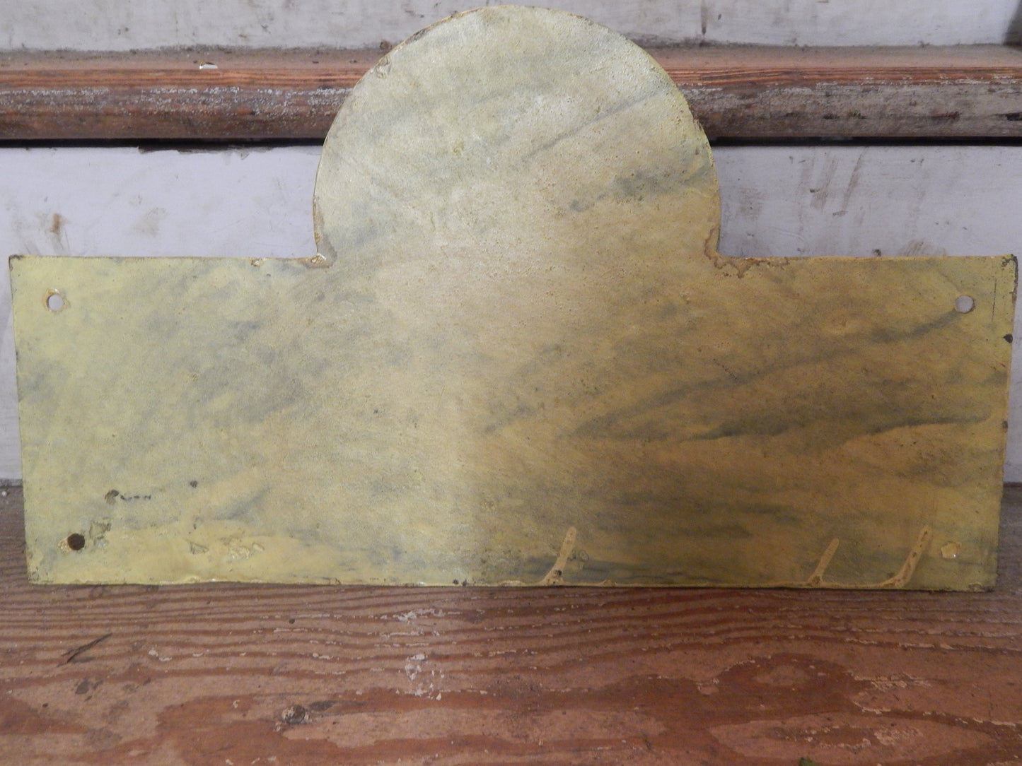 Cast Iron Sign - Stop & fill up here w/ Shell