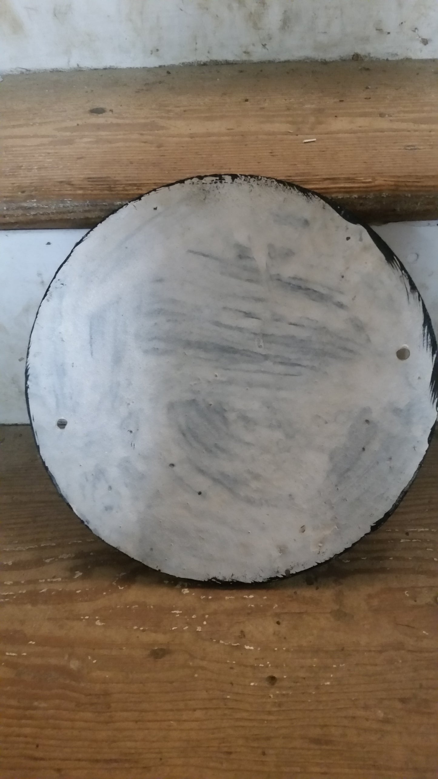 Cast Iron Sign - Round Pegasus