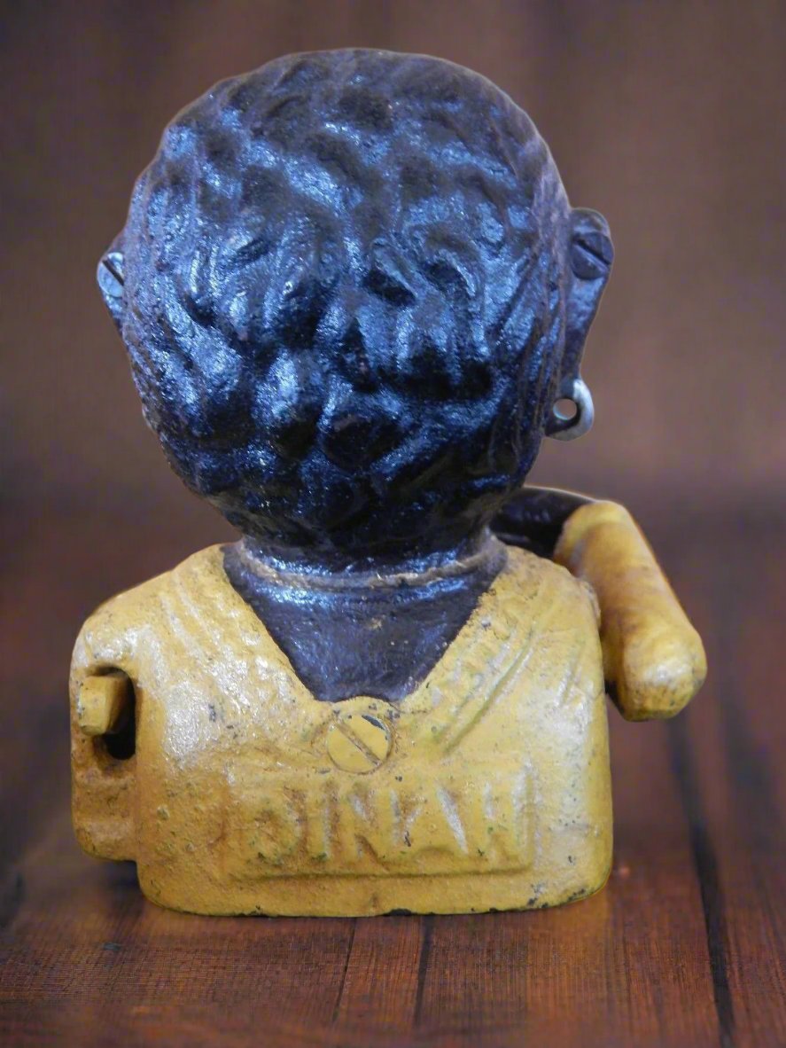 Cast Iron Mechanical Bank - Lady Smalla