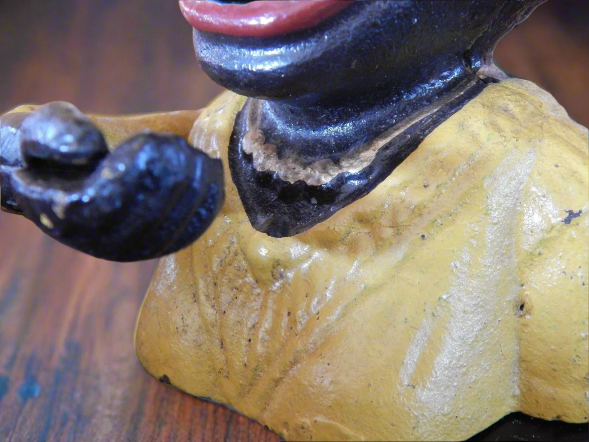 Cast Iron Mechanical Bank - Lady Smalla