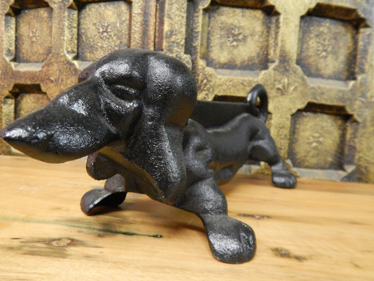 Boot Scraper Dachshund Dog Cast Iron