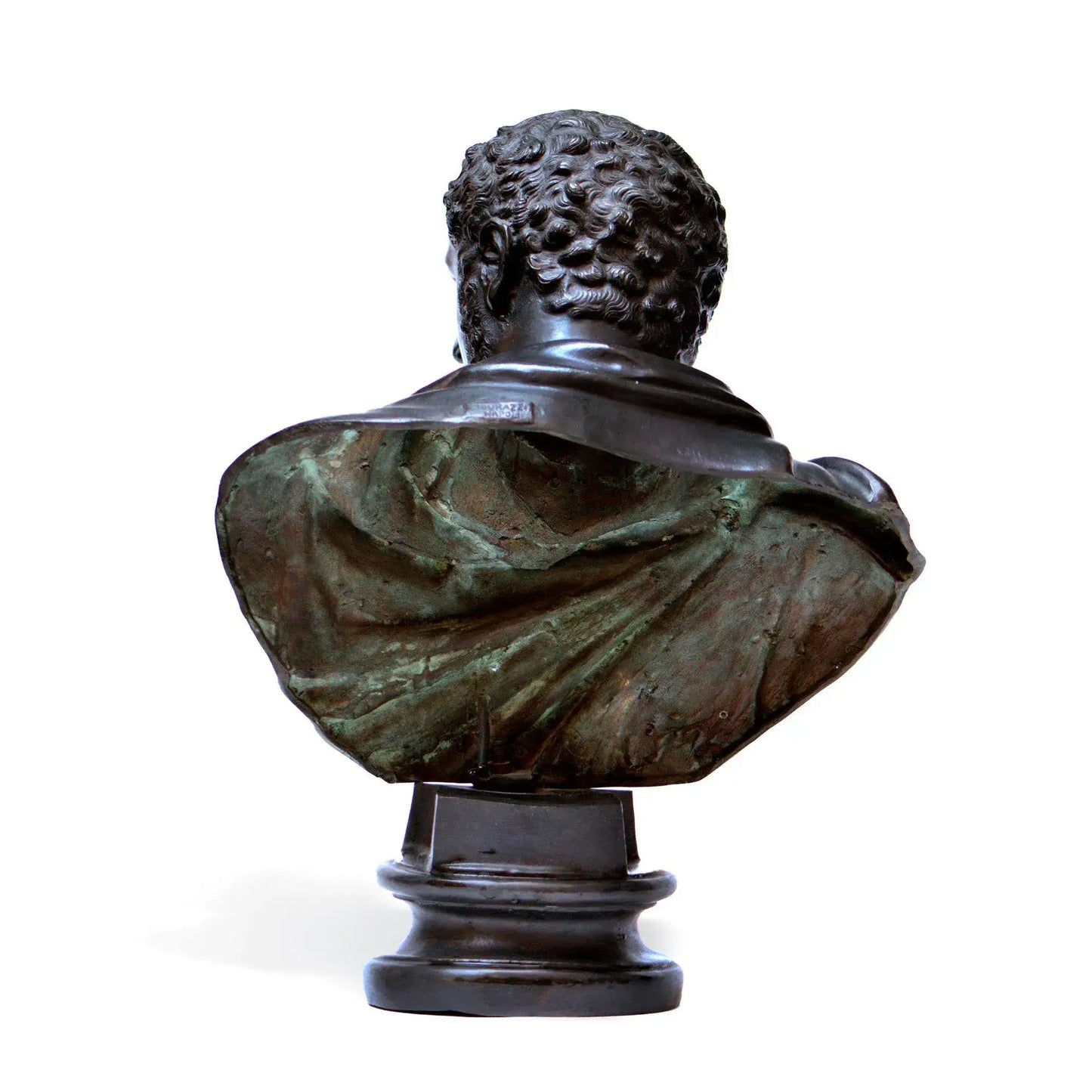 Busto in Bronzo dell'Imperatore Romano Caracalla