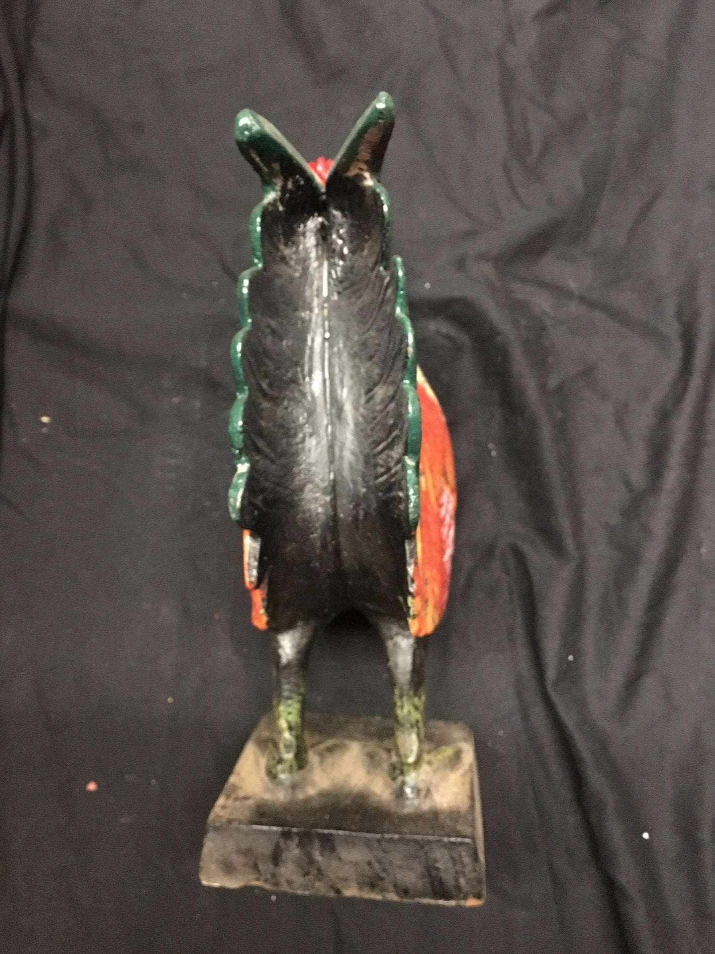 CAST IRON HAND-PAINTED ROOSTER DOOR STOP OR ITEM FOR YOUR KITCHEN