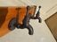 Coat Rack - Retro Style Cast Iron Water Tap 2 on solid wood