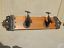 Coat Rack - Retro Style Cast Iron Water Tap 2 on solid wood