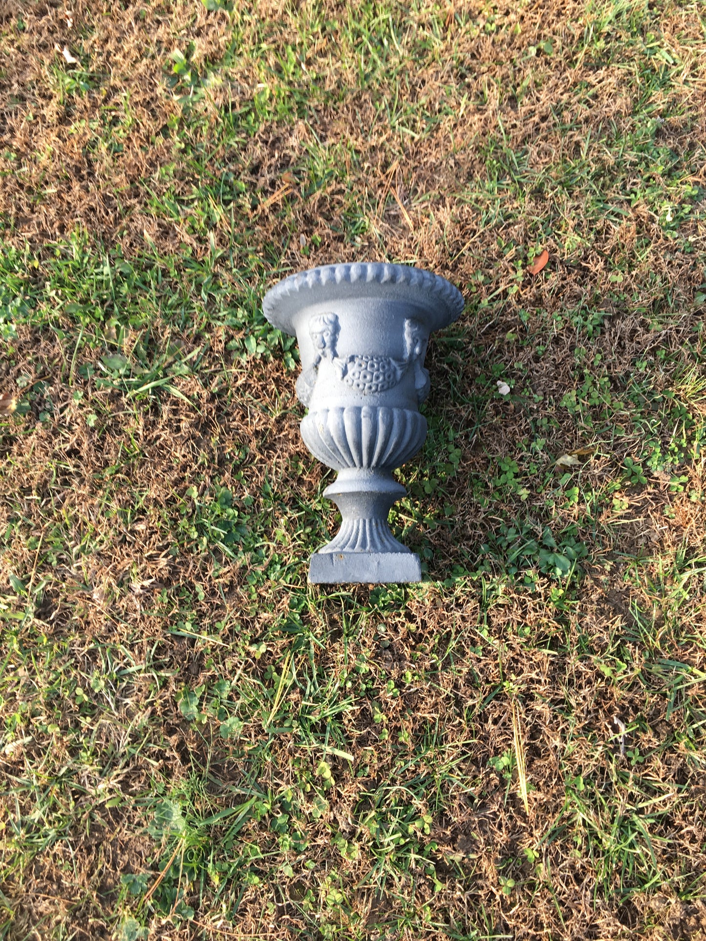 Cast Iron Short Urn