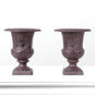 Cast Iron Garden Vase in Pair