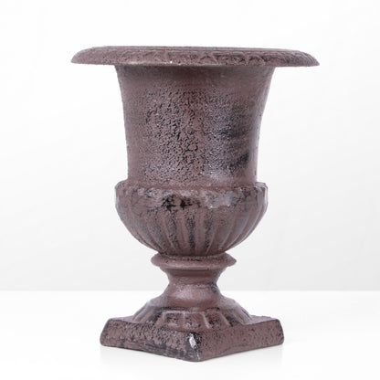 Cast Iron Garden Vase in Pair