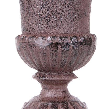 Cast Iron Garden Vase in Pair