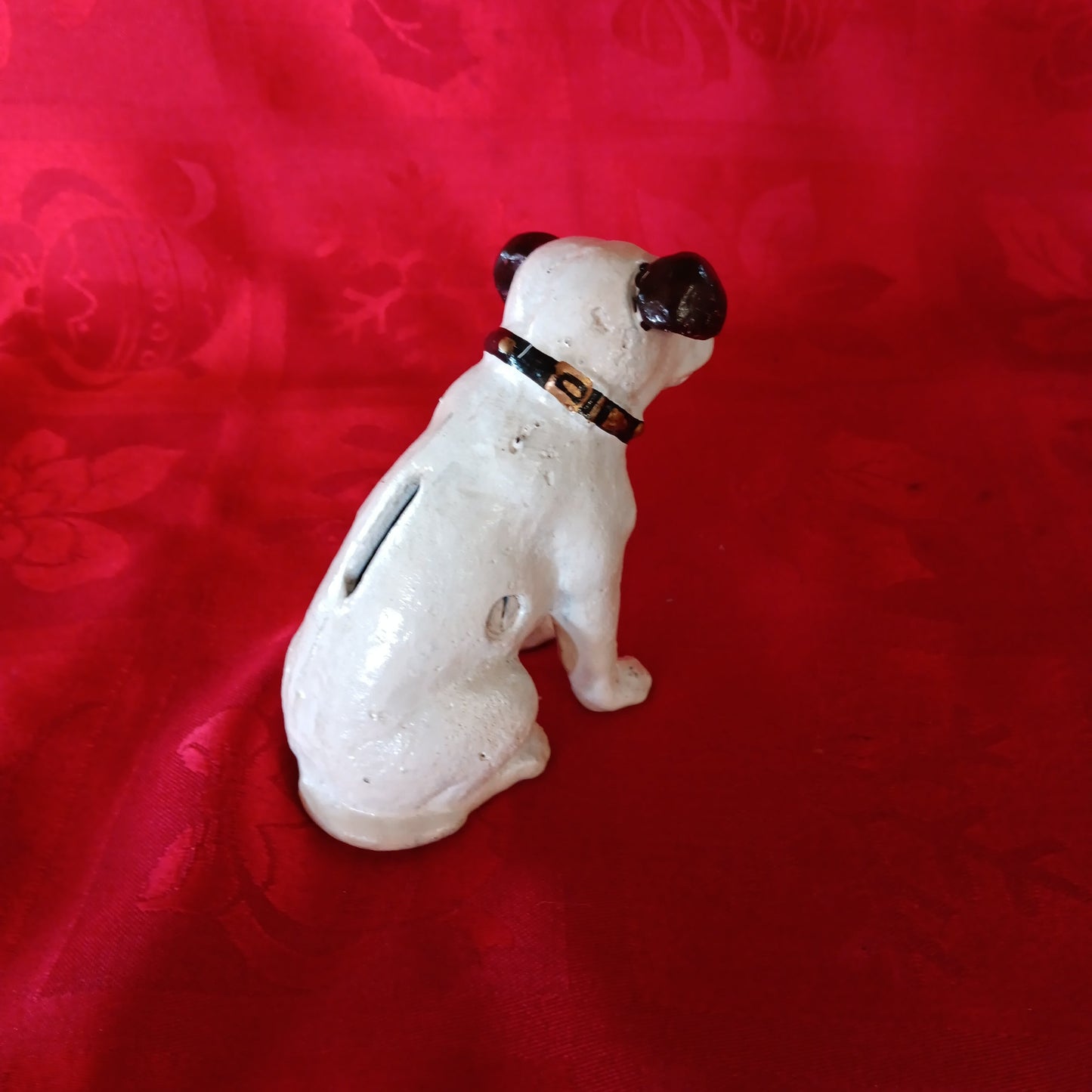 Cast Iron Bank - Mini RCA Nipper Dog Still