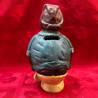 Cast Iron Mechanism Bank - Dilly Laxative Lady Bank