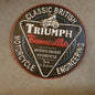 Cast Iron Sign - Triumph Bonneville