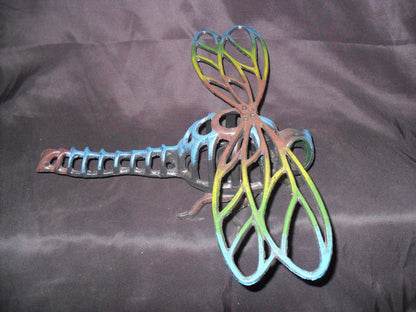 Dragonfly Tealight Holder Cast Iron Wall Mounted