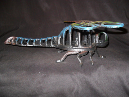 Dragonfly Tealight Holder Cast Iron Wall Mounted