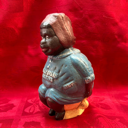 Cast Iron Mechanism Bank - Dilly Laxative Lady Bank