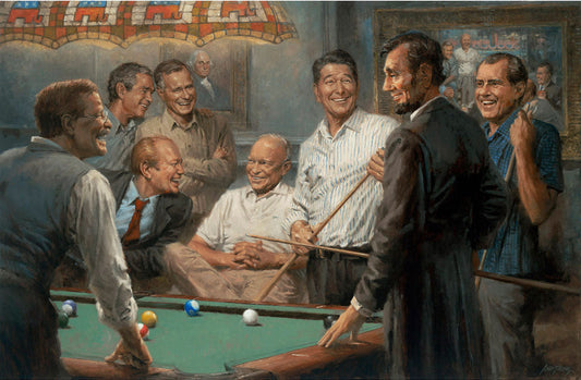 Callin The Blue Republican Presidents Artwork by Andy Thomas