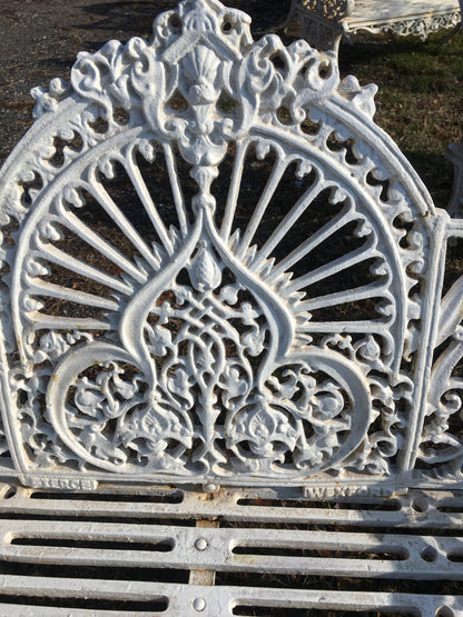 CAST IRON CROWN BENCH
