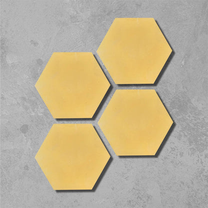 Canola Yellow Hexagonal Tile