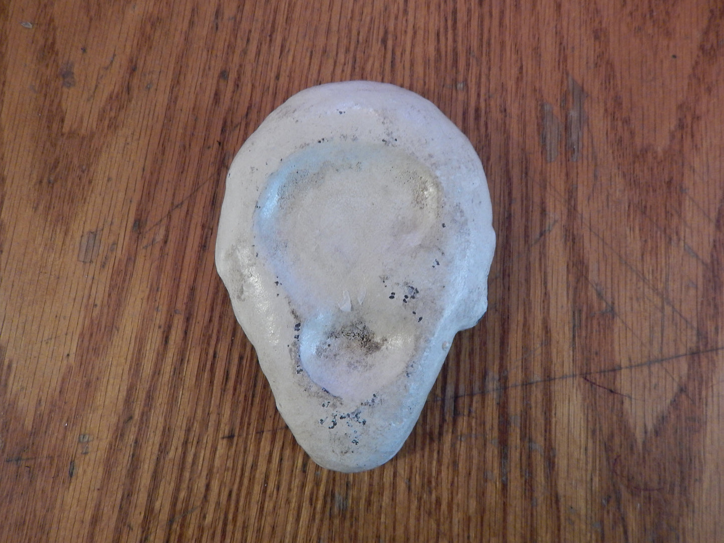 Ashtray -Cast Iron   One Eye Skeleton