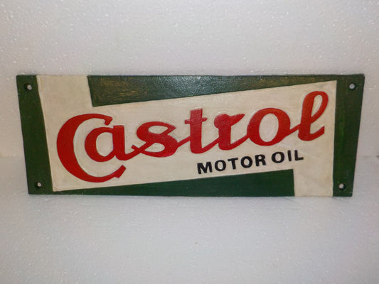 Cast Iron Sign - CASTROL Motor Oil
