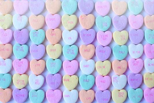 Candy Hearts Gift Cards