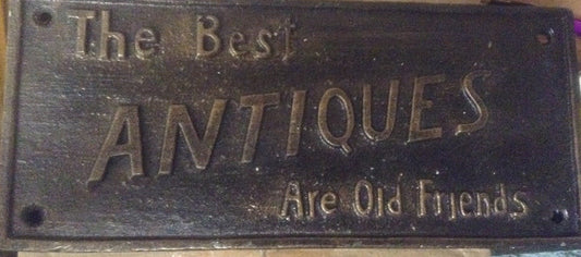 Cast Iron Sign - The Best Antiques