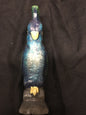 CAST IRON BLUE PARROT PENNY BANK