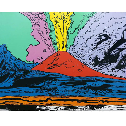 Tela Vesuvius di Andy Warhol