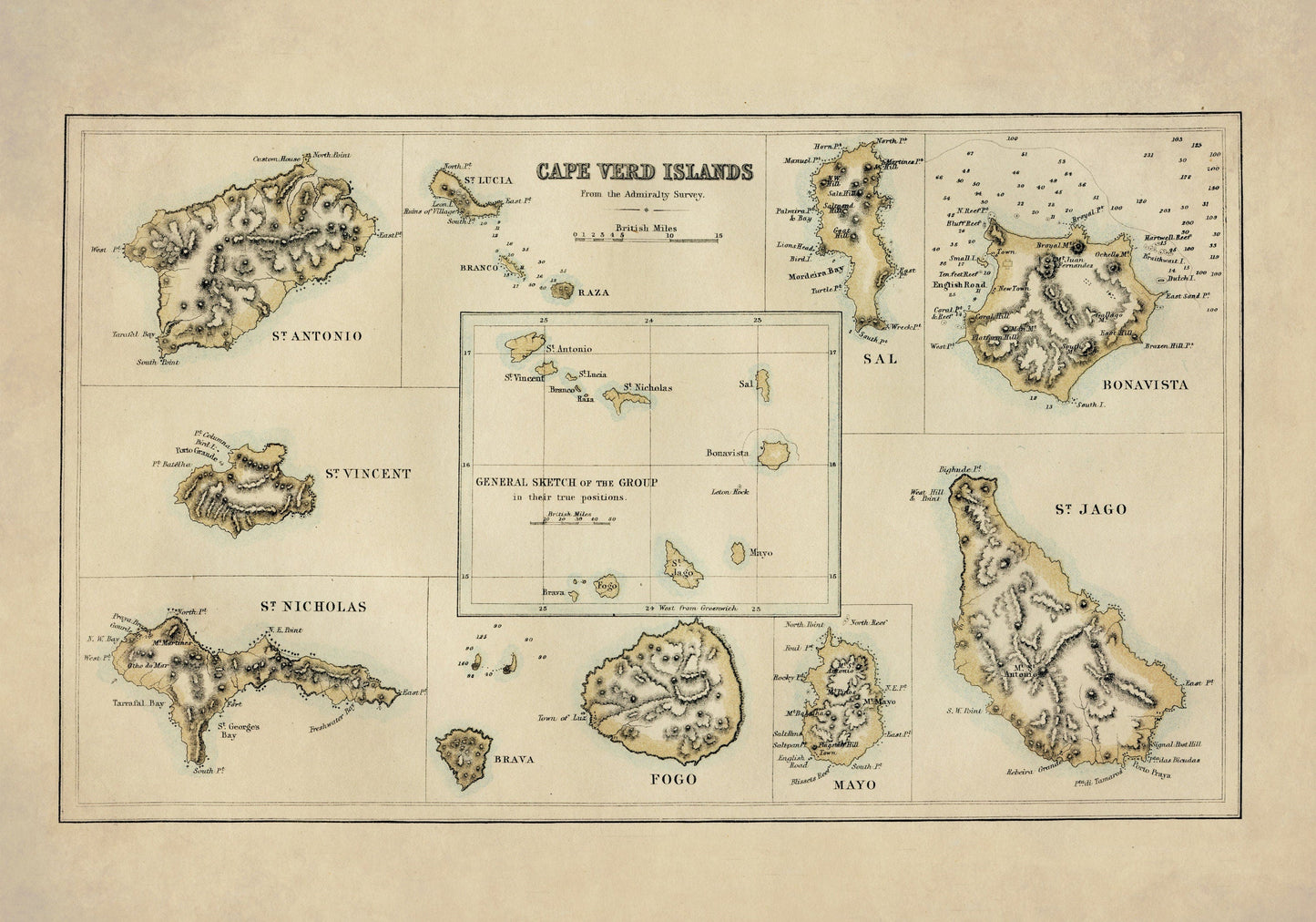 Cape Verde Map