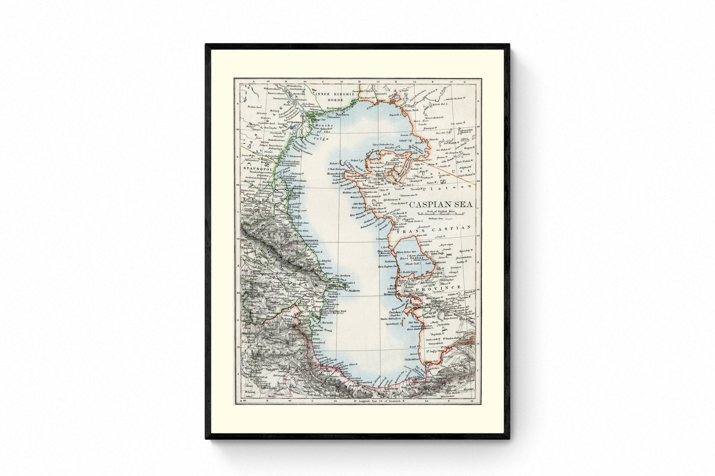Caspian Sea Map