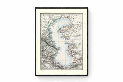 Caspian Sea Map